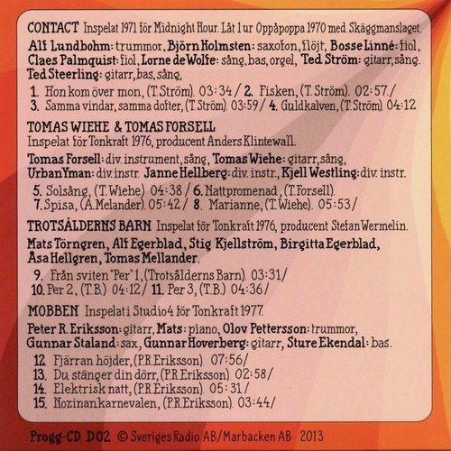 Progglådan Box D: Melodisk Rock