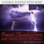 Natural Sounds with Music: Prairie Night Storm with Native American Music