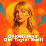 Golden Hour Girl Taylor Swift artwork