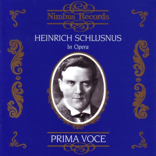 Prima Voce - Heinrich Schlusnus: In Opera_poster_image