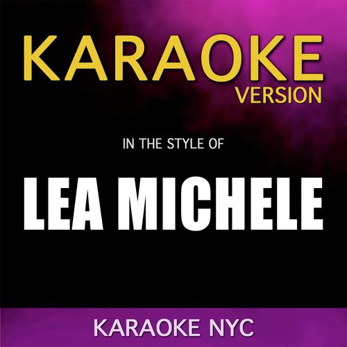 Baby One More Time (Originally Performed By Lea Michele) [Karaoke Version] cover art