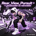 Persecución en retrovisión artwork