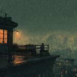 Rainfall on a Roof Top to Help You Fall Asleep