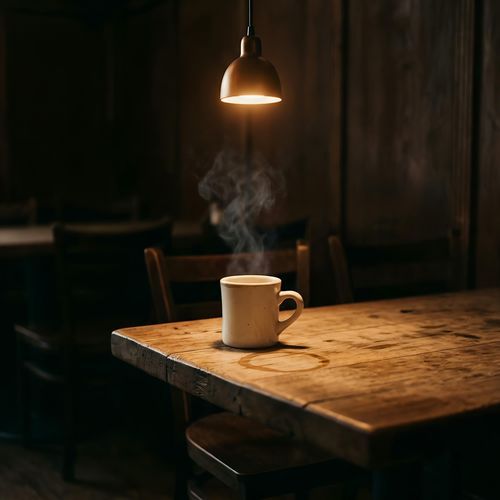 Warm Café Corner Focus
