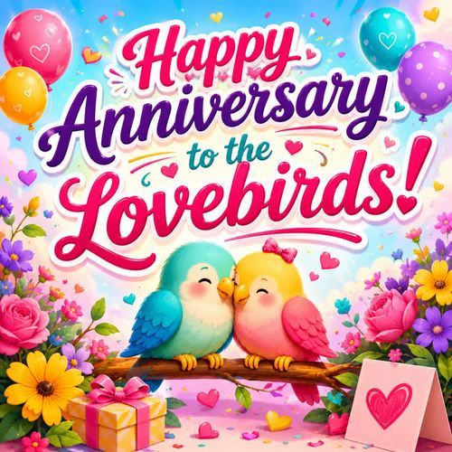 Happy Anniversary To the Lovebirds