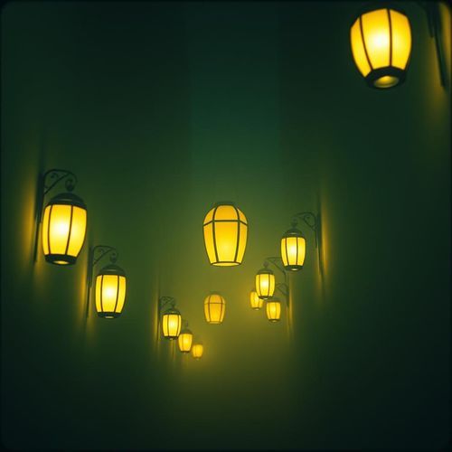 Flickering Lanterns in the Mist cover art