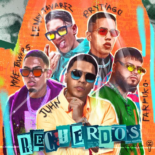 Recuerdos (Remix) [feat. Myke Towers & Lenny Tavárez] cover art