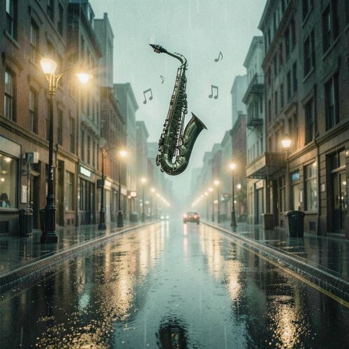 Deep Work Rainy Street Flow