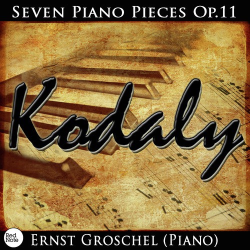 Seven Pieces for Piano, Op.11: II. Szekely Lament. Rubato, parlando