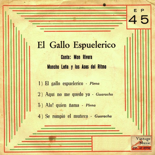 Vintage Puerto Rico Nº 6 - EPs Collectors "El Gallo Espuelérico"