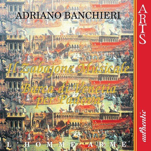 Barca Di Venetia Per Padova (1623): Madrigale Capriccioso - Baci Soavi E Cari (Banchieri) cover art