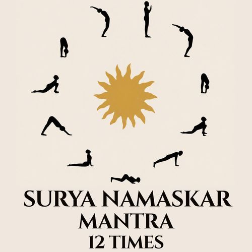 Surya Namaskar Mantra 12 Times