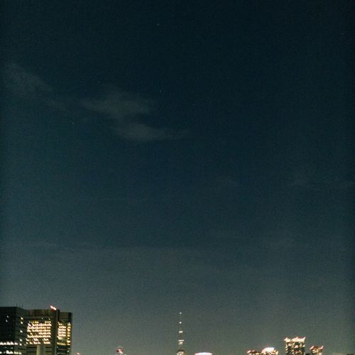 skies above the city