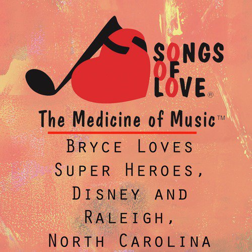 Bryce Loves Super Heroes, Disney and Raleigh, North Carolina cover art