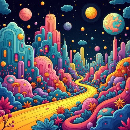 I tour lands cover art