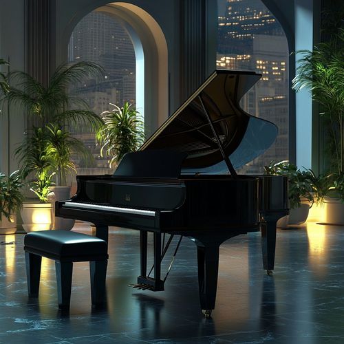 Relaxing Piano Notes for Peaceful Rest_poster_image