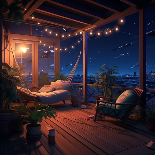 Lofi Night Relax: Soothing Evening Music_poster_image