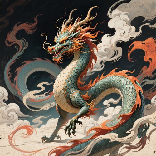 Dragon style cover art