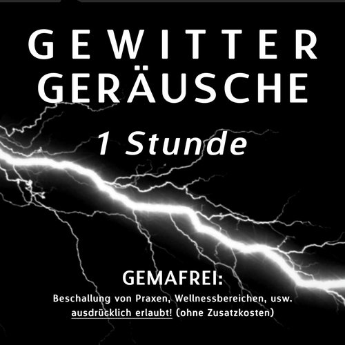 Gewitter Geräusche - gemafrei_poster_image