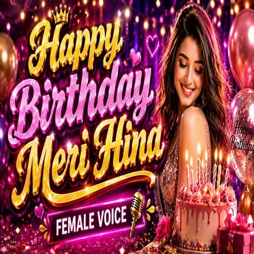Happy Birthday Meri Hina Female Voice