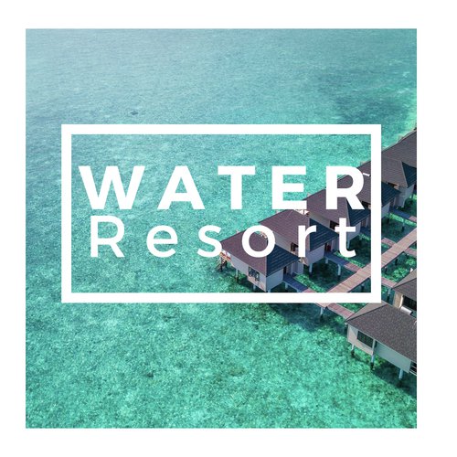 Water Resort: Holiday Hotel Spa Sounds with Sea, River, Waterfall