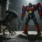 Transformers vs Monsters