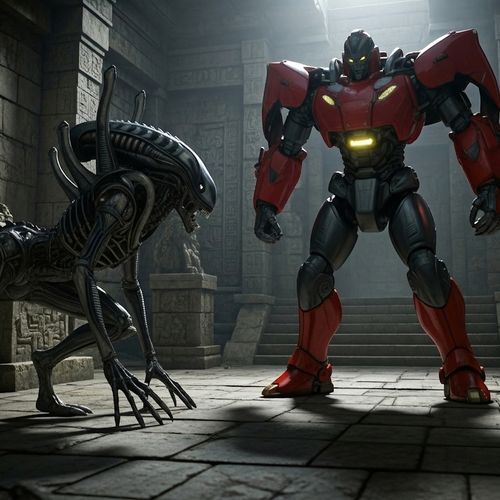 Transformers vs Monsters