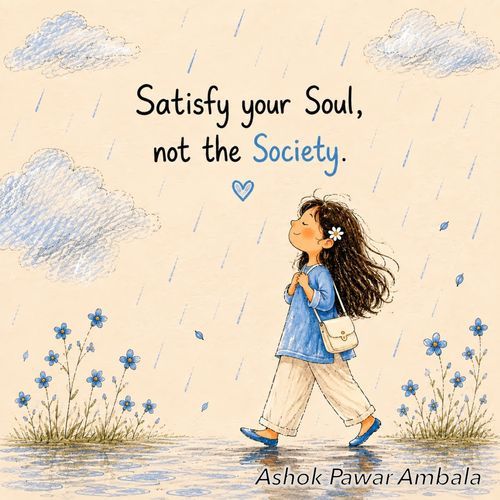 Satisfy your Soul, not the Society