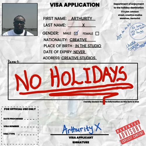 No Holidays X cover art