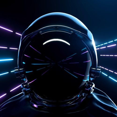 Astronaut electro lofi cover art