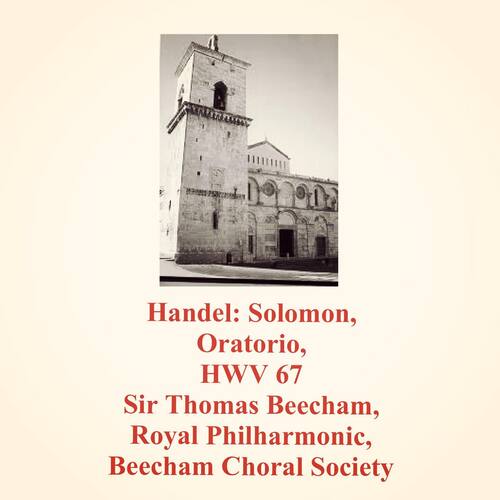 Handel: Solomon, Oratorio, HWV 67