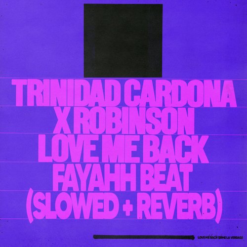 Love Me Back (Fayahh Beat) (Slowed + Reverb)_poster_image