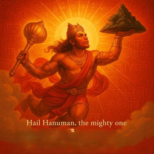 Hail Hanuman The Mighty One