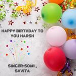 Happy Birthday To You Harsh