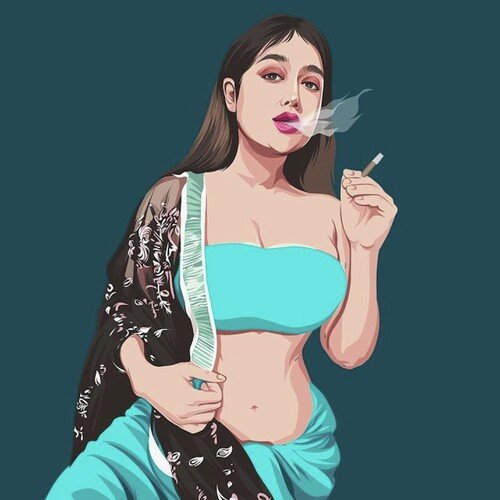 Smoke cover art