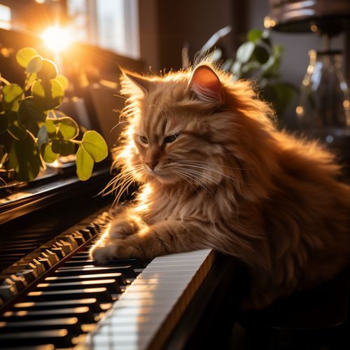 Armonía Del Piano: Sueños Felinos En Melodías cover art