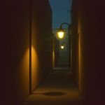 路地裏の灯