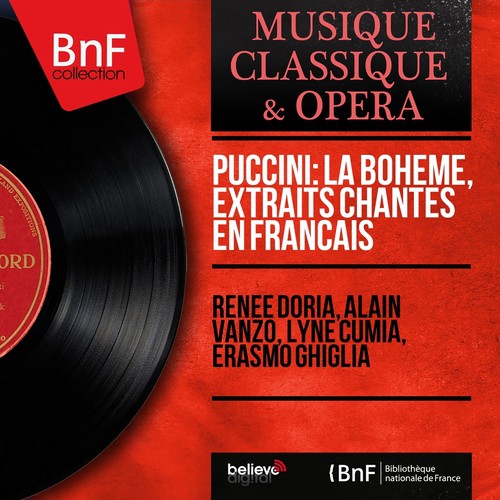 Puccini: La bohème, extraits chantés en français (Mono Version)