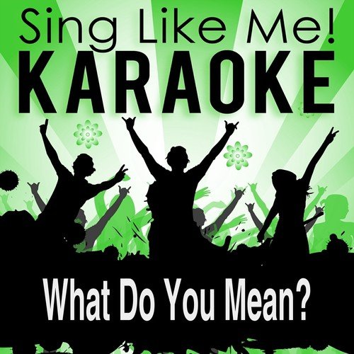 What Do You Mean? (Karaoke Version) (Originally Performed By Justin Bieber)