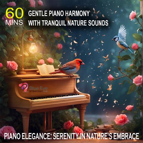 Piano Elegance:Serenity in Natures Embrace