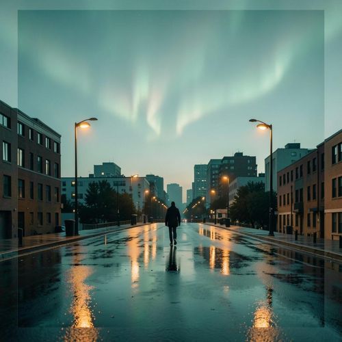 Amber Street Lights