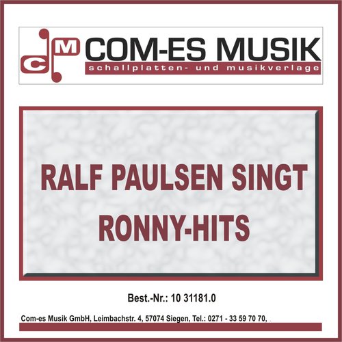 Ralf Paulsen singt Ronny-Hits_poster_image