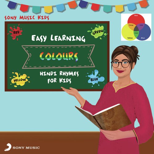 Easy Learning Hindi Rhymes for Kids: Colours