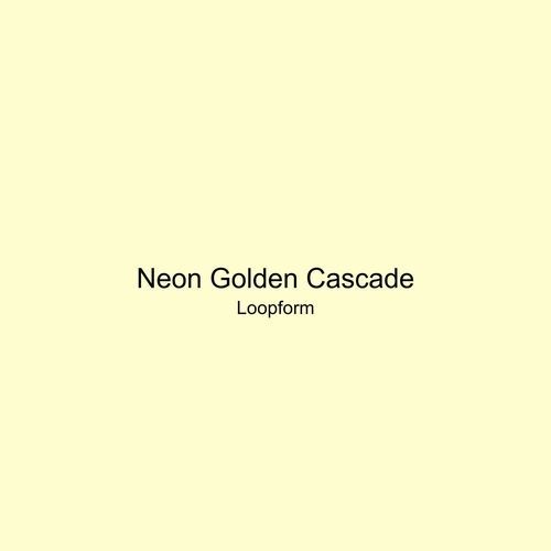 Neon Golden Cascade