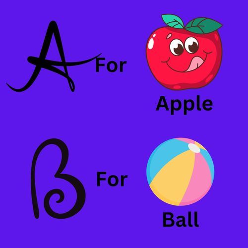 A for Apple B For Ball