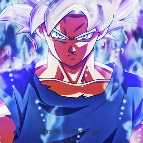 Ultra instinct form god goku cover art