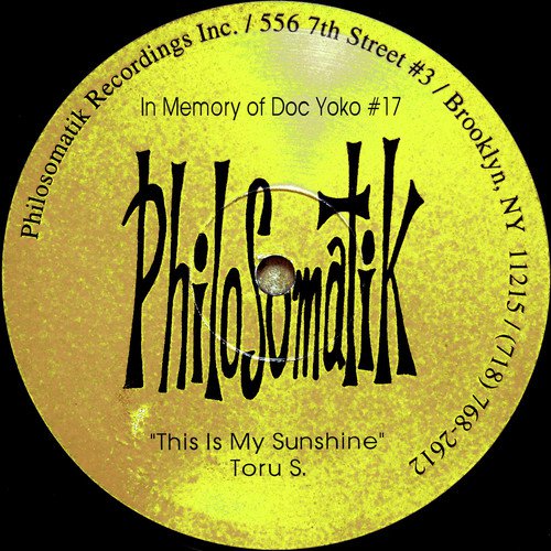 In Memory of Doc Yoko #17: This Is My Sunshine_poster_image