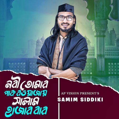 নবী তোমার পাক রওয়াজায় সালাম হাজার বার