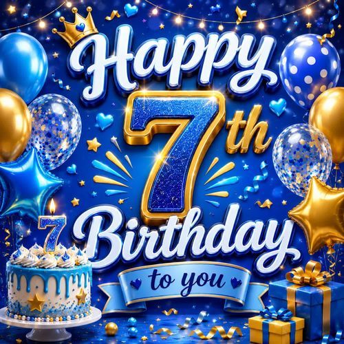 Happy 7th Birthday To You