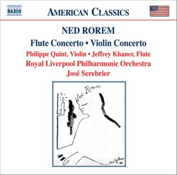 Rorem: Violin Concerto - Flute Concerto - Pilgrims